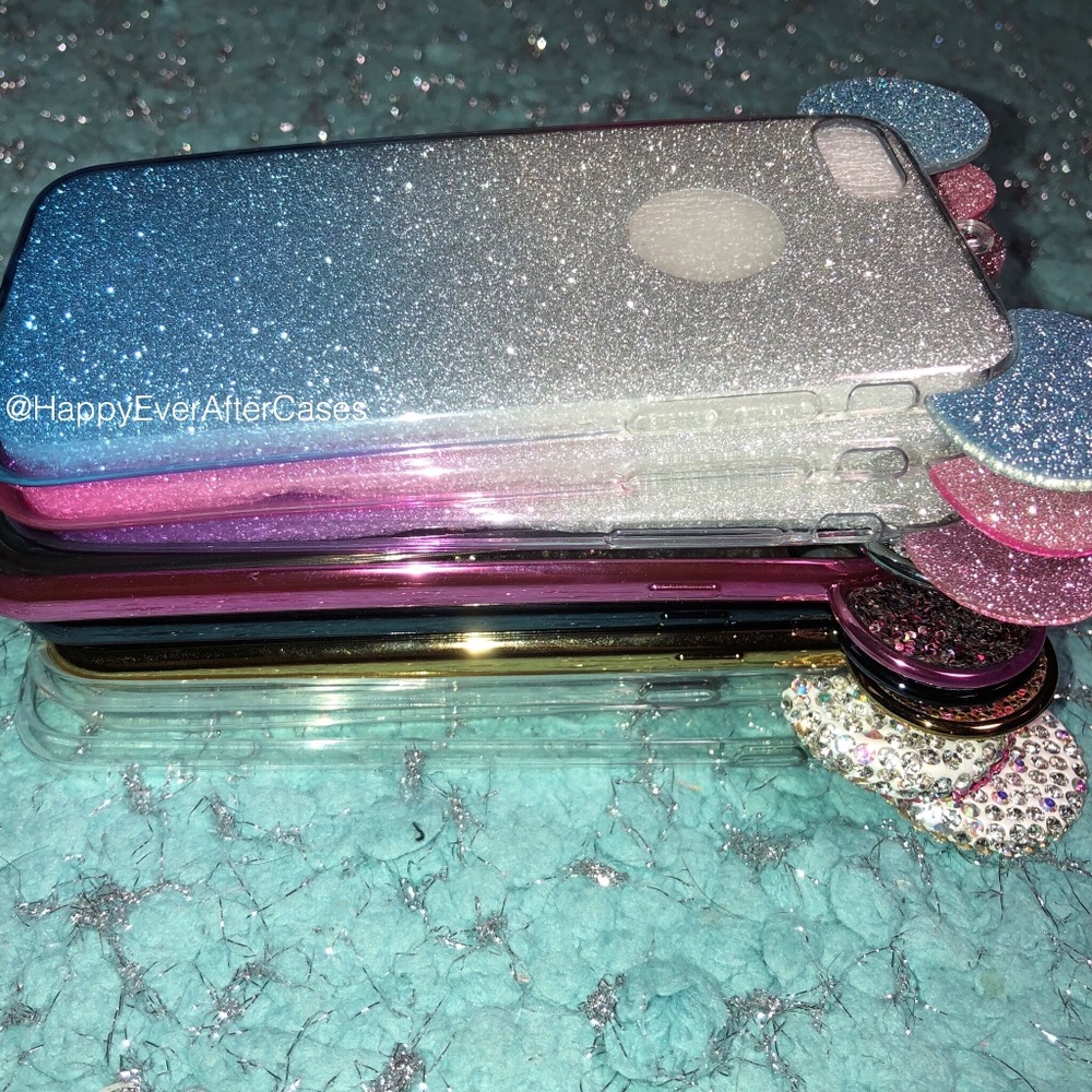 Disney inspired sparkly silver Mickey Mouse case - Picture 2 of 2